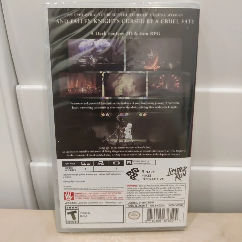 Ender Lilies Quietus of the Nights Switch LRG Nintendo Switch Convention Variant